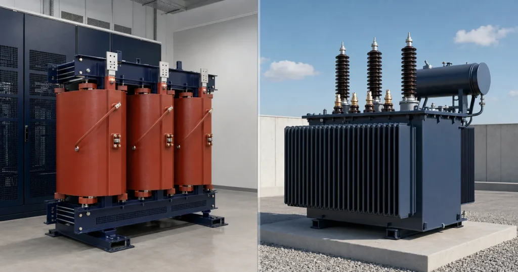 Dry-type versus oil-immersed transformer comparison
